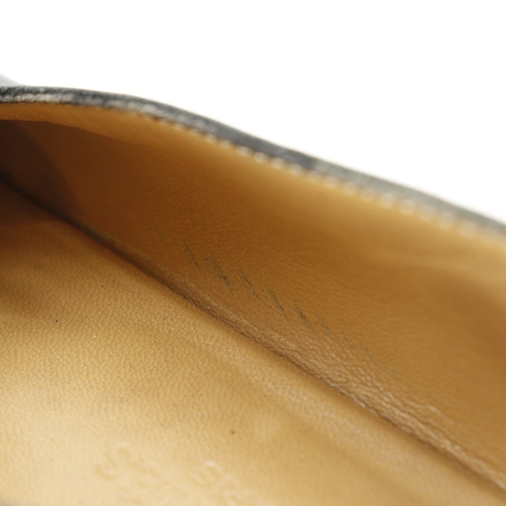 HERMES loafers Calfskin black 37 1/2 Hstitch Women 37 1/2 Used