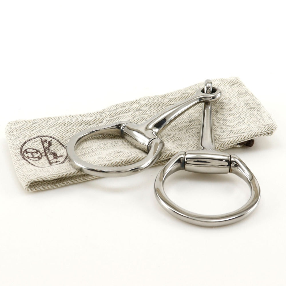 HERMES Other miscellaneous goods metallic Silver Horse Tack Muzzle Eggbat _ Used