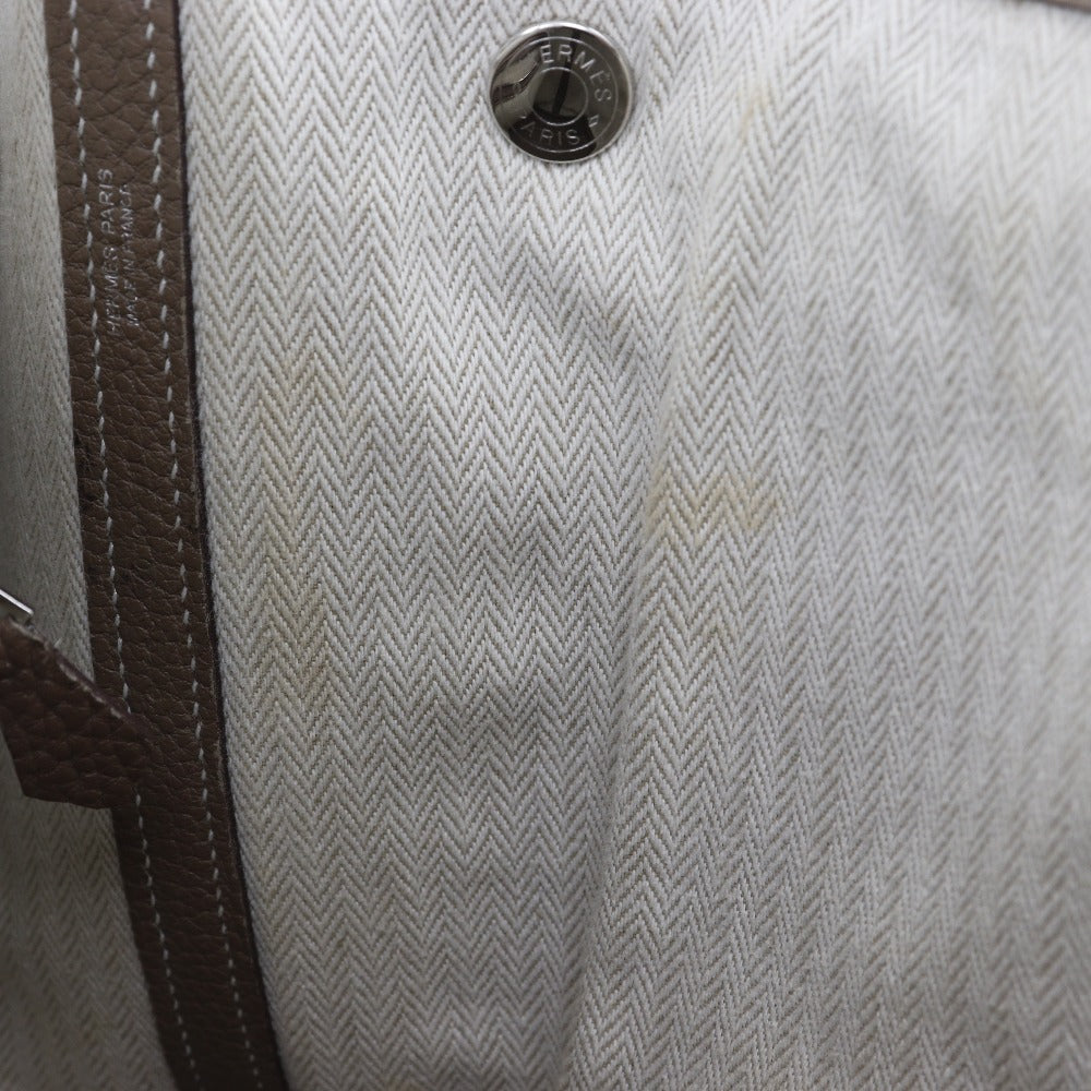 HERMES Tote Bag Negonda Brown Garden party 36 PM