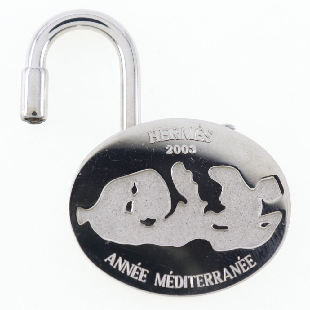 HERMES Cadena metallic Silver Mediterranean 2003 ANNEE MEDITERRANEE unisex(Unisex) Used