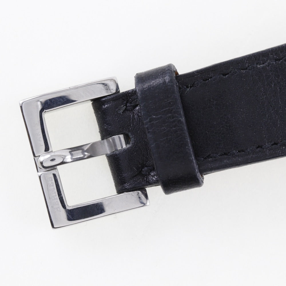 HERMES Watches Quartz PA1.220 Stainless Steel , Leather gold paprika White dial Women Used