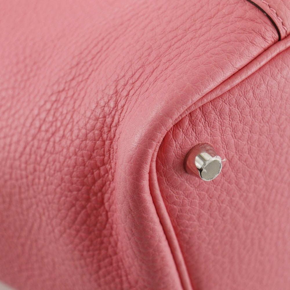 HERMES Handbag Taurillon Clemence pink Picotan Rock 18 PM Women Used