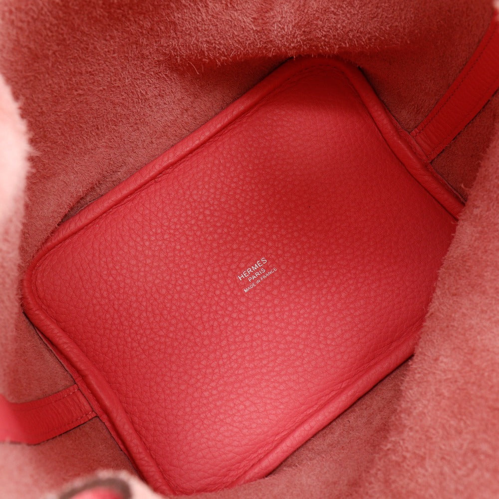 HERMES Handbag Taurillon Clemence pink Picotan Rock 18 PM Women Used