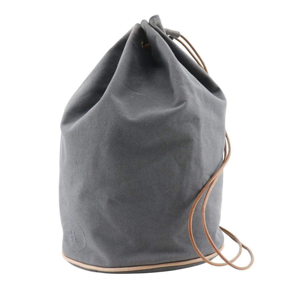 HERMES Shoulder Bag cotton gray one belt POSITION MIMILL unisex(Unisex) Used