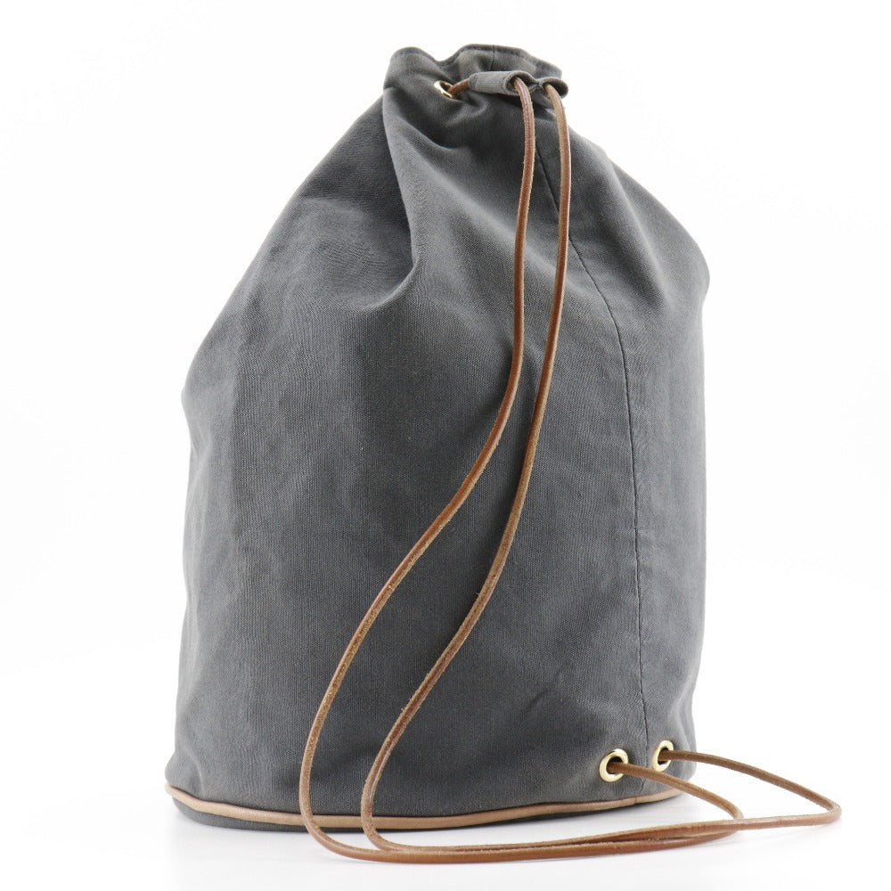 HERMES Shoulder Bag cotton gray one belt POSITION MIMILL unisex(Unisex) Used