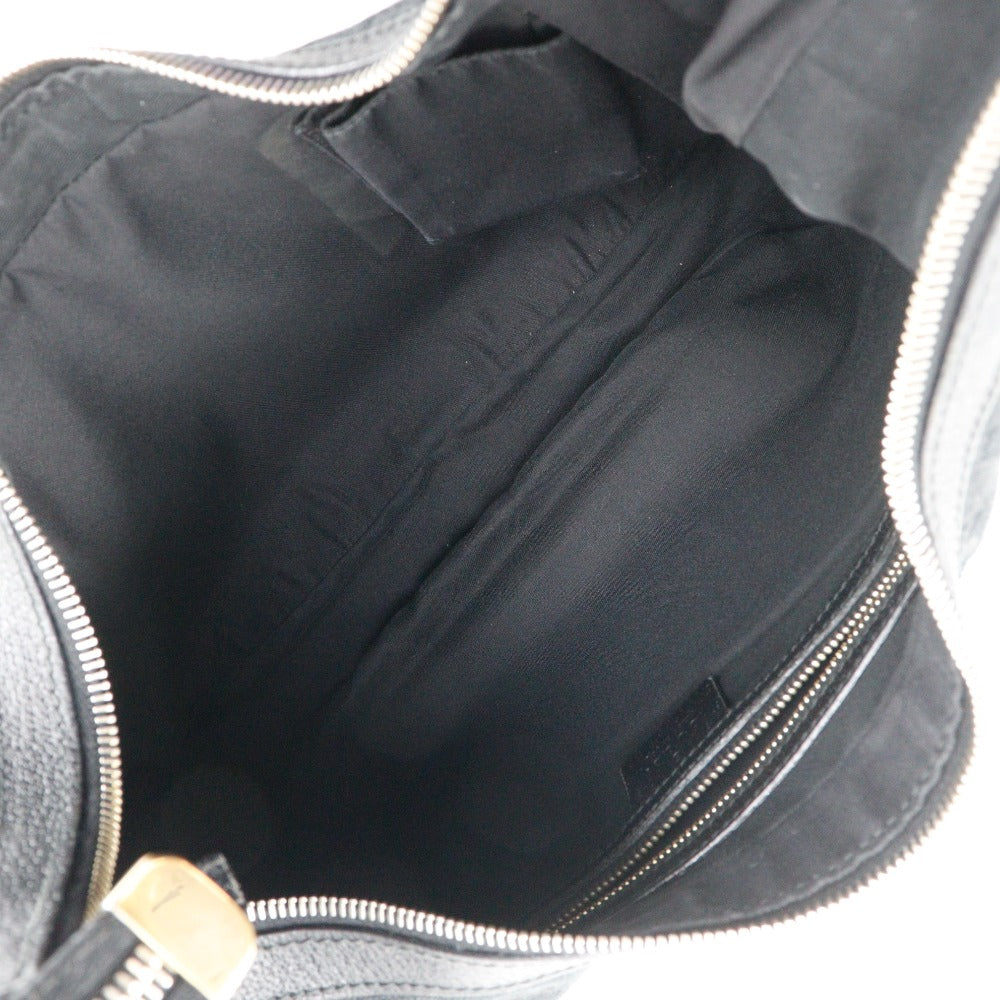 GUCCI Shoulder Bag 153010 GG canvas black one belt