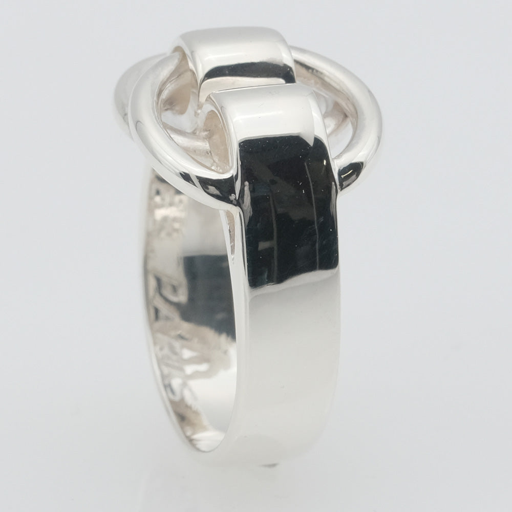 HERMES Ring Silver925 Silver Douzano Women Used