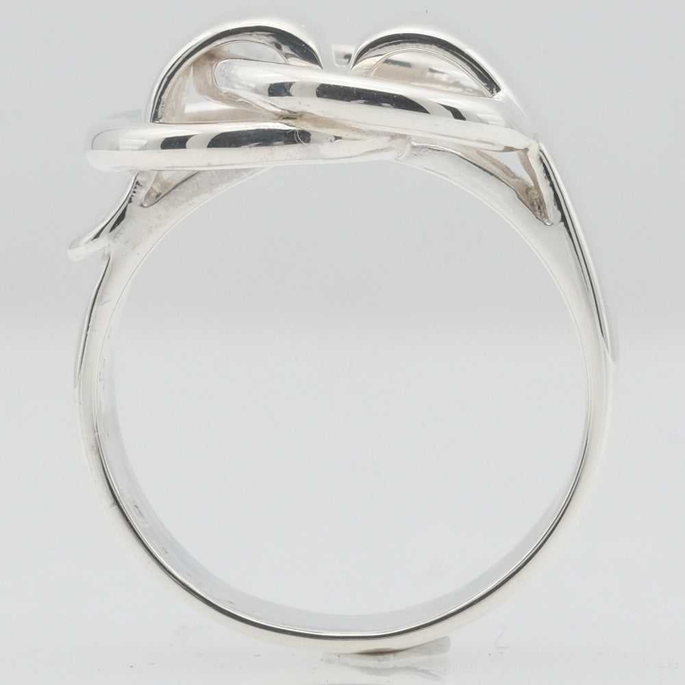 HERMES Ring Silver925 Silver Douzano Women Used