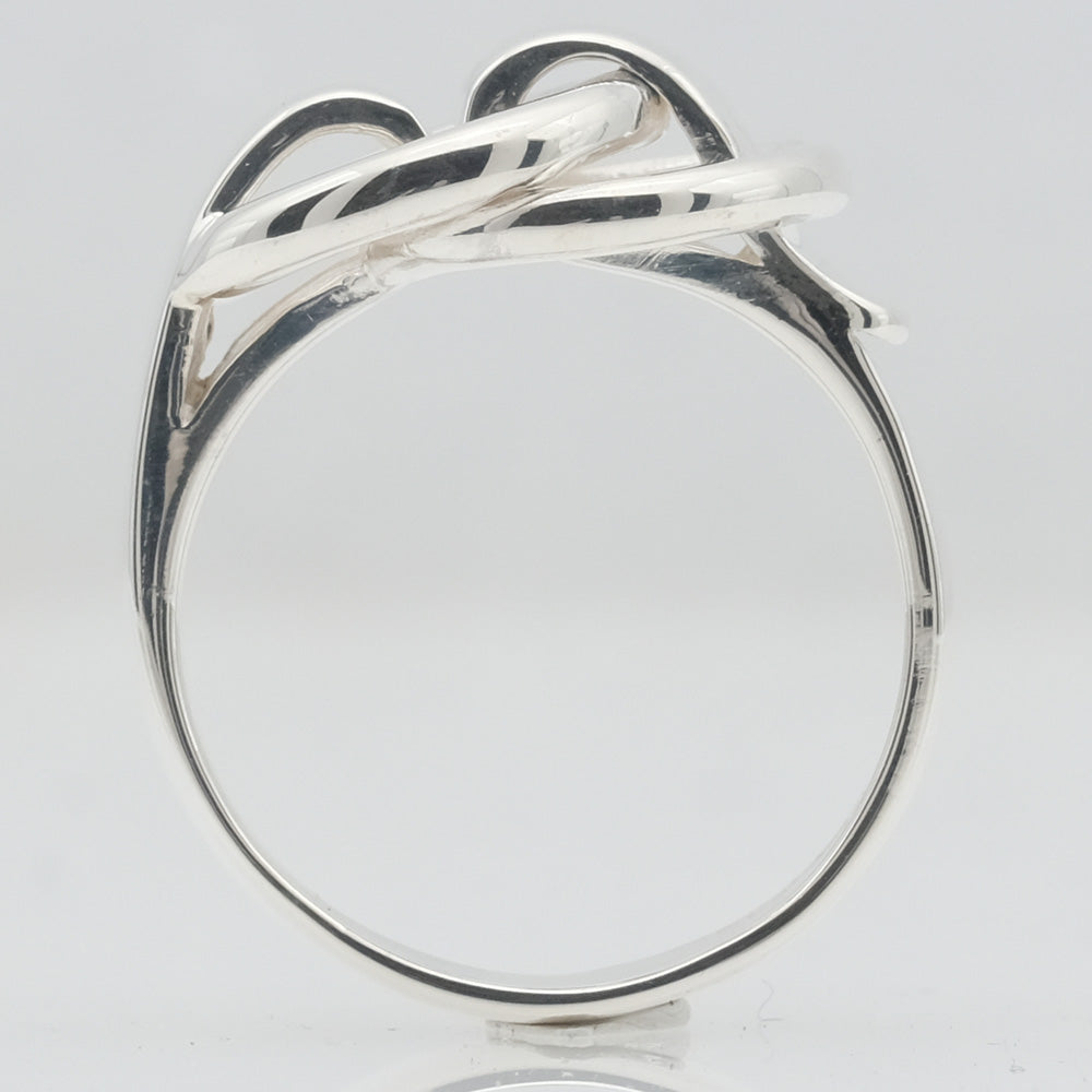 HERMES Ring Silver925 Silver Douzano Women Used