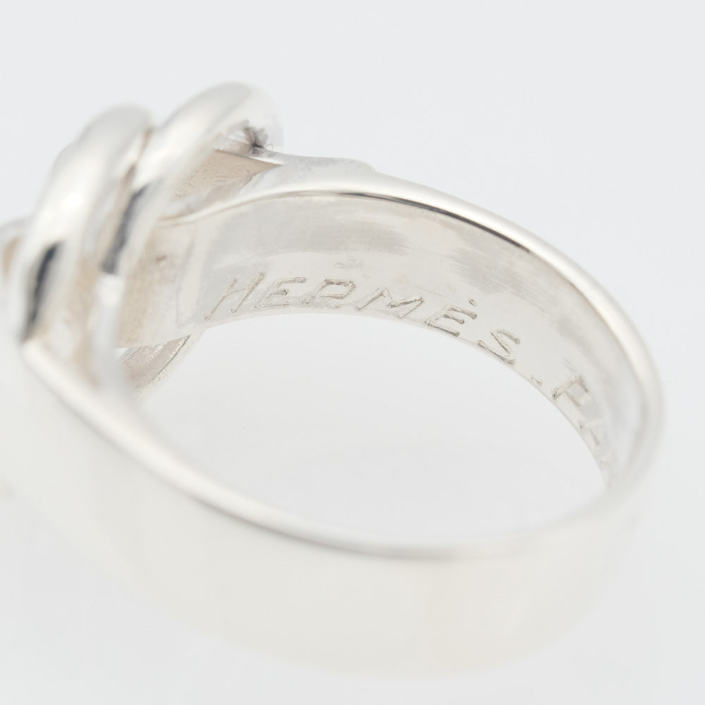HERMES Ring Silver925 Silver Douzano Women Used