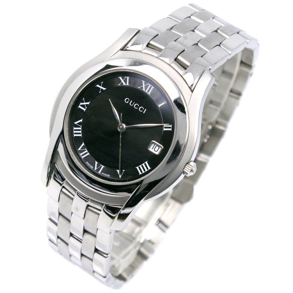 GUCCI Watches Quartz 5500M Stainless Steel black black dial
