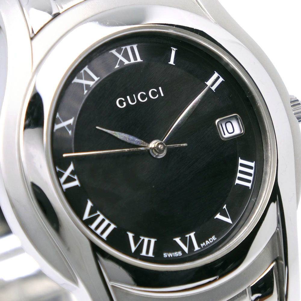 GUCCI Watches Quartz 5500M Stainless Steel black black dial