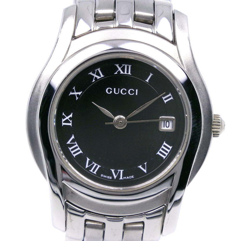 GUCCI Watches Quartz 5500L Stainless Steel black black dial