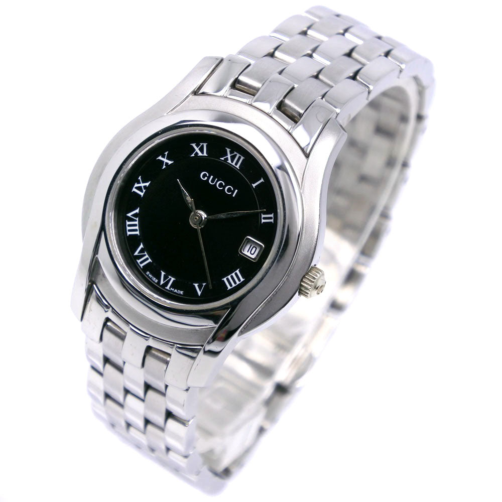 GUCCI Watches Quartz 5500L Stainless Steel black black dial