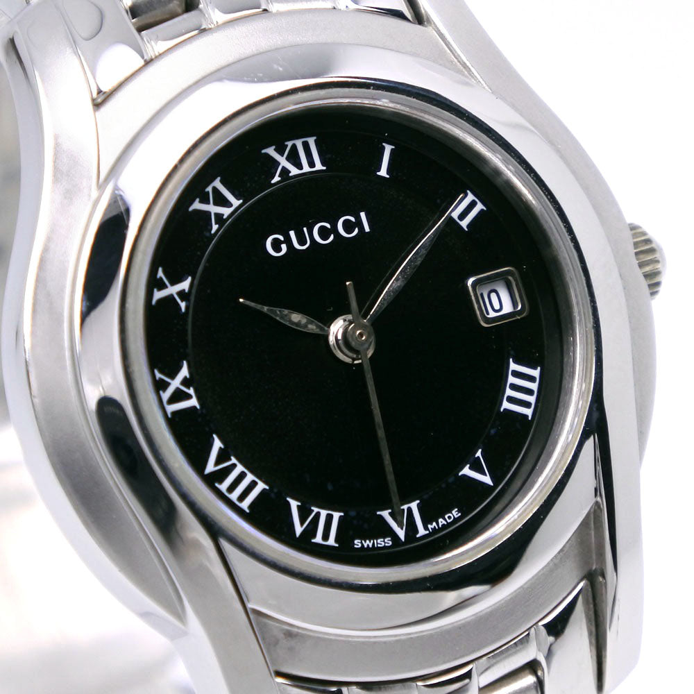 GUCCI Watches Quartz 5500L Stainless Steel black black dial