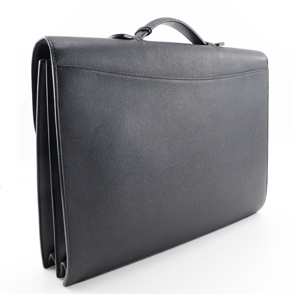 HERMES Business bag Epsom black Sac Adepeche 38