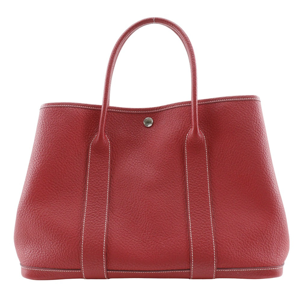 HERMES Tote Bag Negonda Red Garden party PM