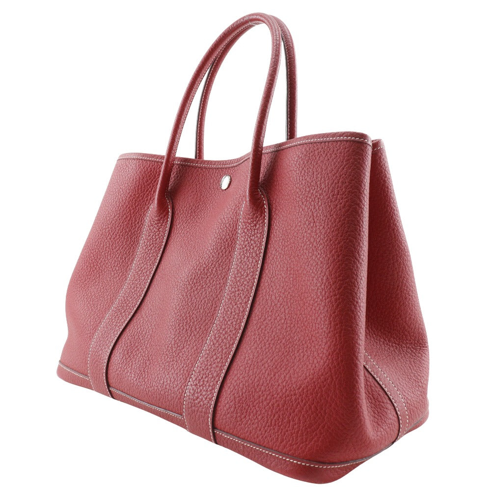 HERMES Tote Bag Negonda Red Garden party PM