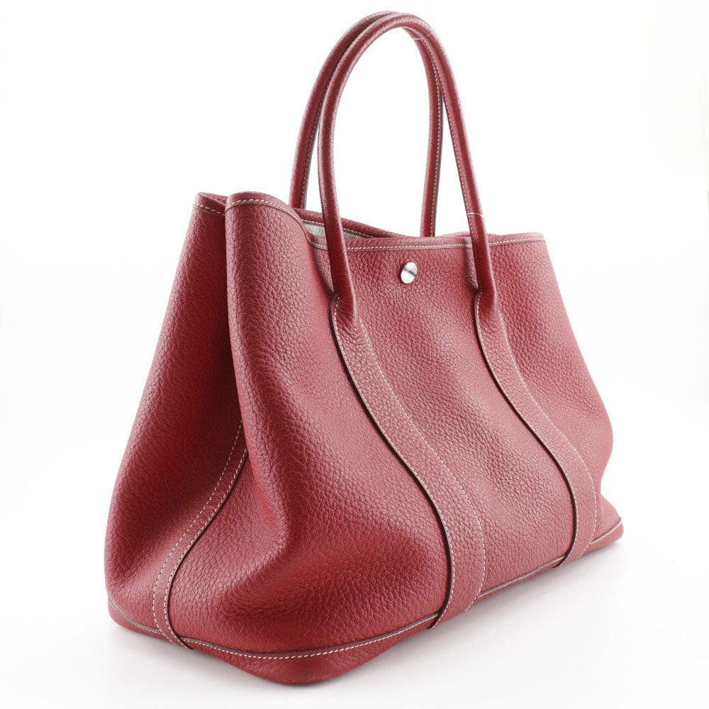 HERMES Tote Bag Negonda Red Garden party PM