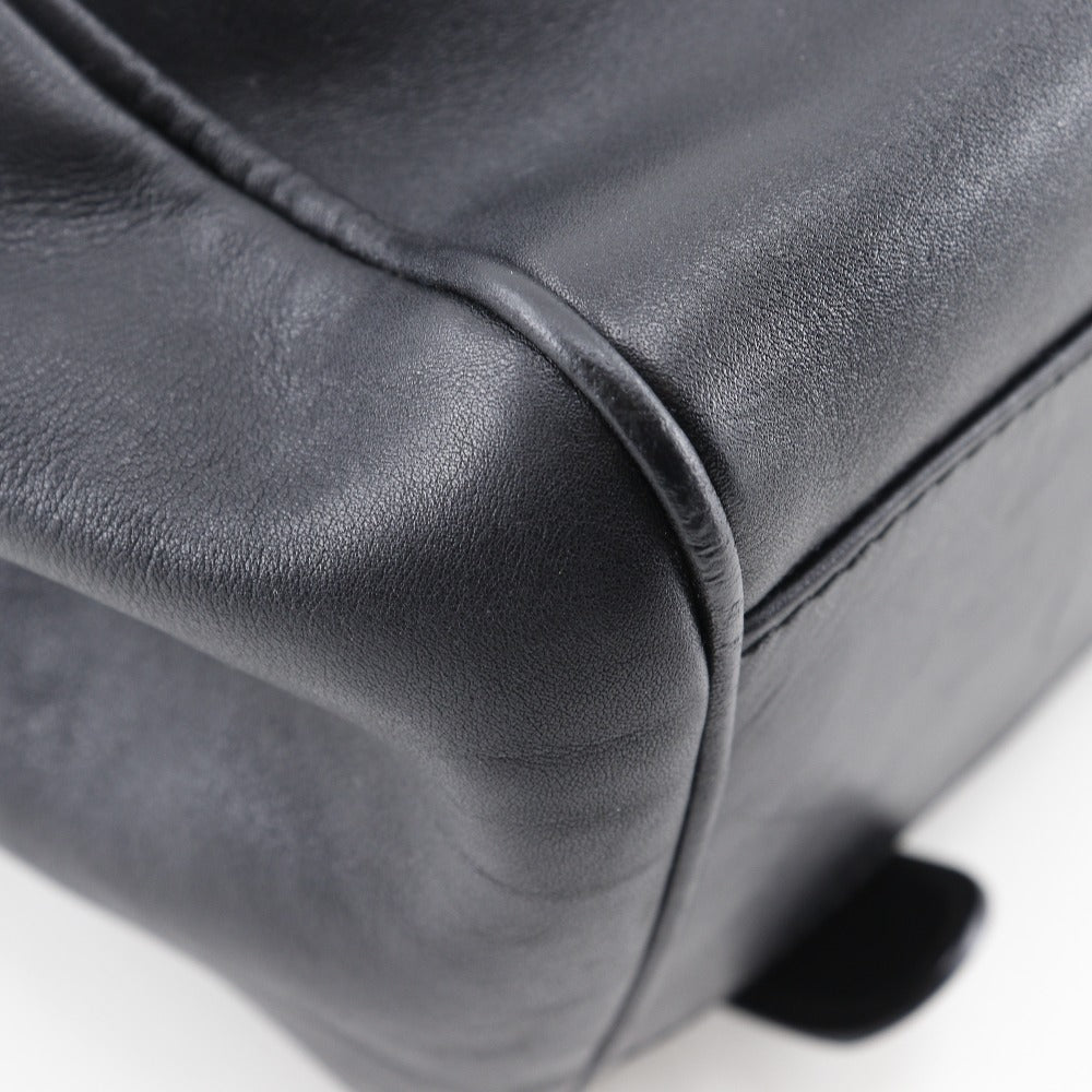GUCCI Backpack Calfskin black vintage Old Gucci