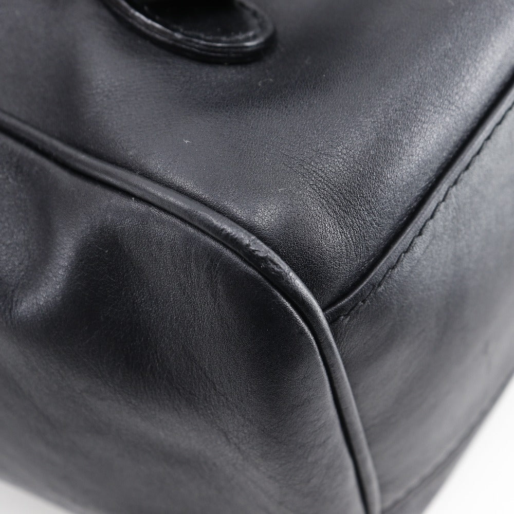 GUCCI Backpack Calfskin black vintage Old Gucci