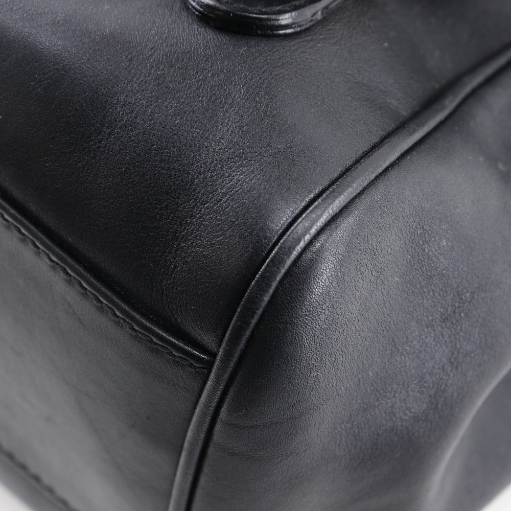 GUCCI Backpack Calfskin black vintage Old Gucci