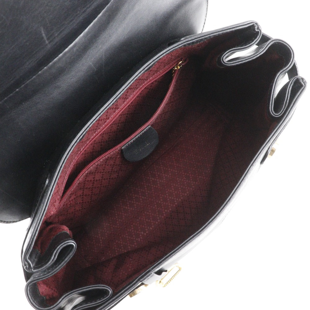 GUCCI Backpack Calfskin black vintage Old Gucci