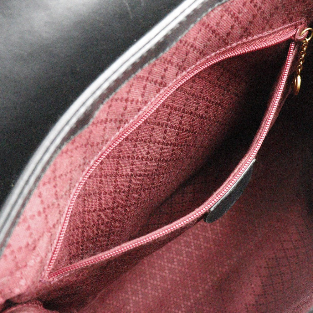 GUCCI Backpack Calfskin black vintage Old Gucci
