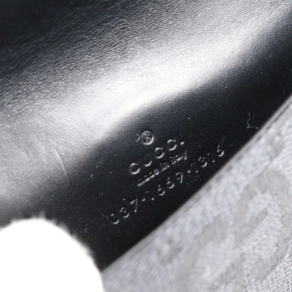 GUCCI Waist bag GG canvas black Belt bag Jackie line