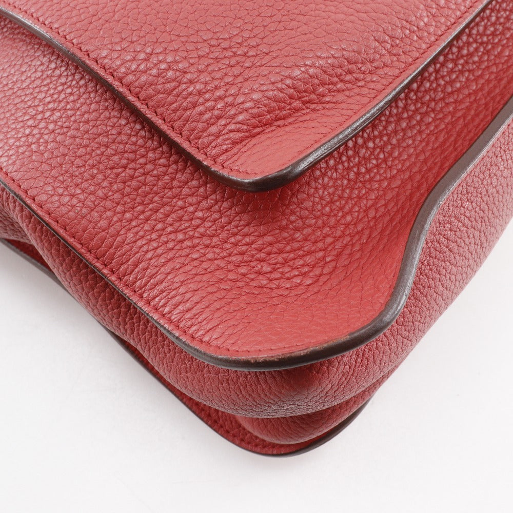 HERMES Shoulder Bag Taurillon Clemence pink Maruwari PM