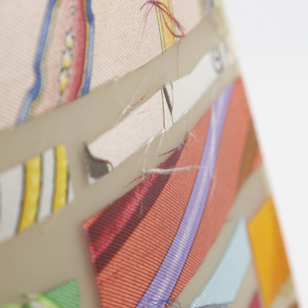 HERMES Handbag Rubber, Silk multicolor Tote Bag Louvre Museum Limited