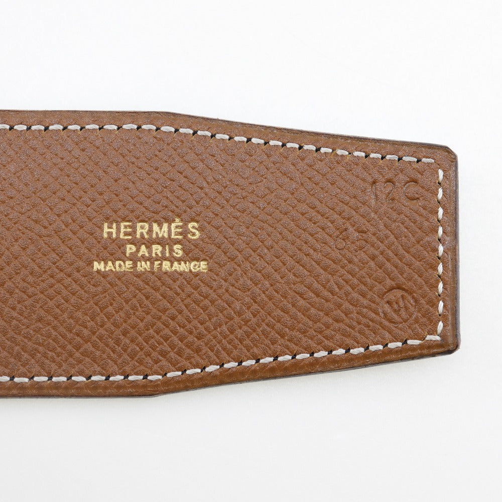 HERMES belt Boxcalf, Courchevel black Women Used