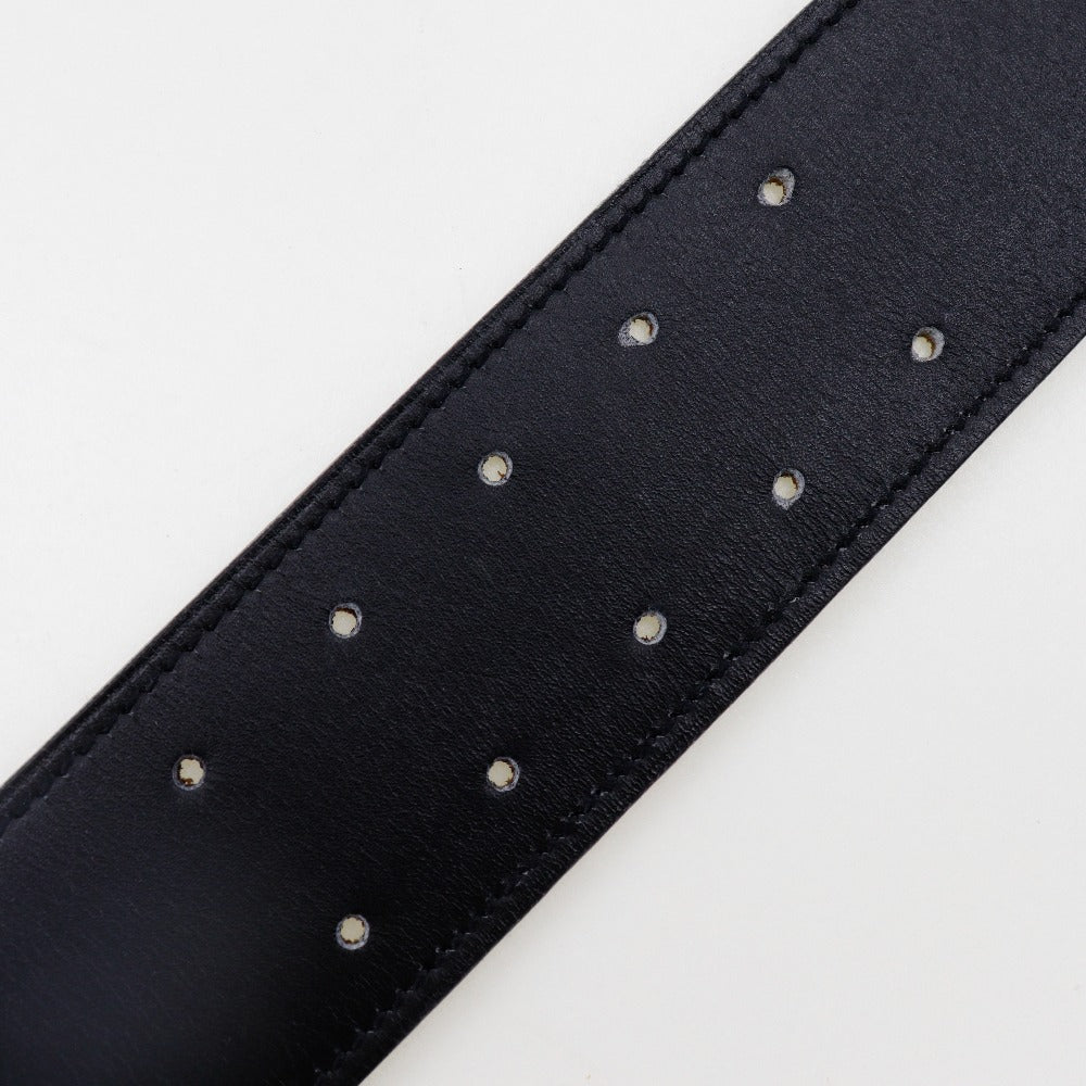 HERMES belt Boxcalf, Courchevel black Women Used