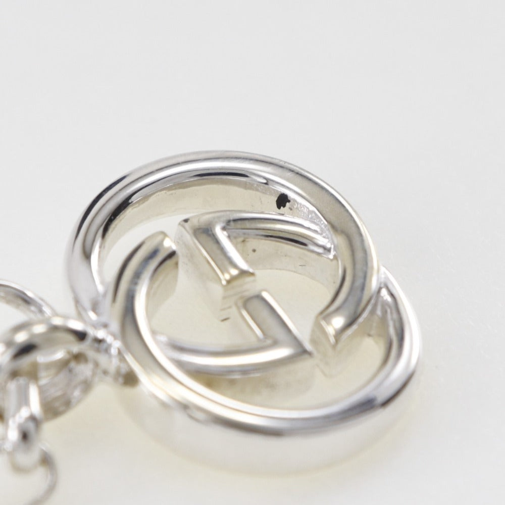 GUCCI Necklace Silver925 Silver Interlocking G unisex(Unisex) Used
