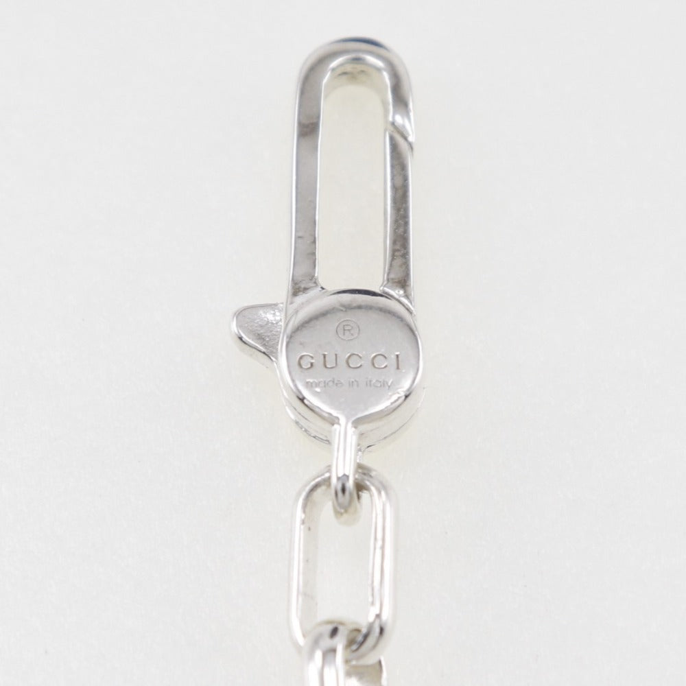 GUCCI Necklace Silver925 Silver Interlocking G unisex(Unisex) Used