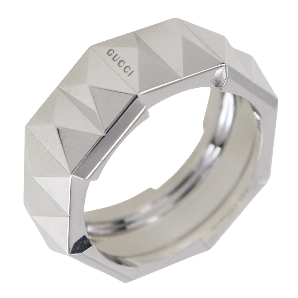 GUCCI Ring K18 white gold White gold Link to love unisex(Unisex) 16 Used