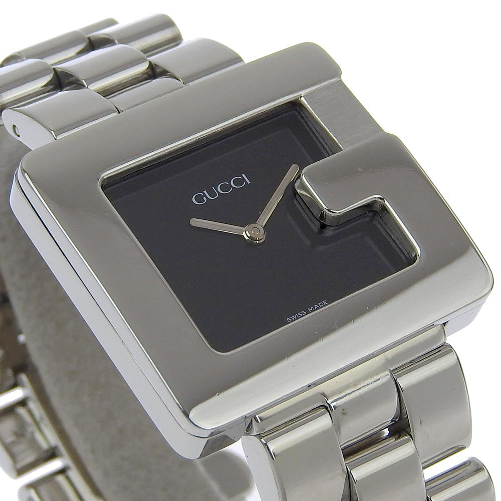 GUCCI Watches Quartz 3600M Stainless Steel black black dial Women Used