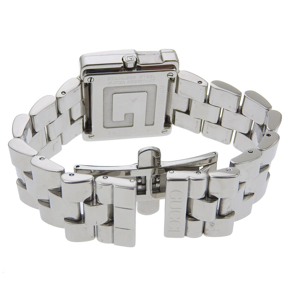 GUCCI Watches Quartz 3600M Stainless Steel black black dial Women Used