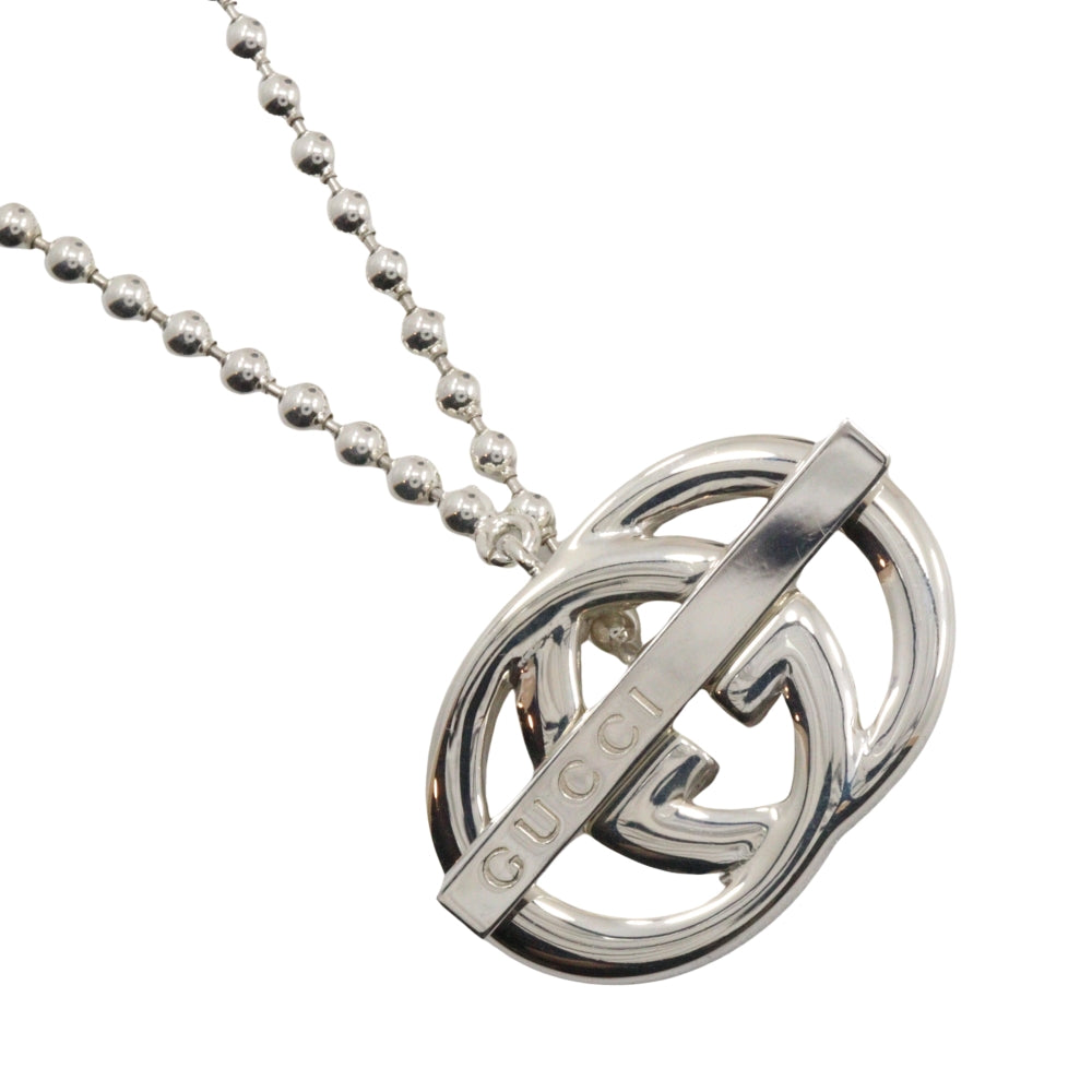 GUCCI Necklace Silver925 Silver Interlocking G