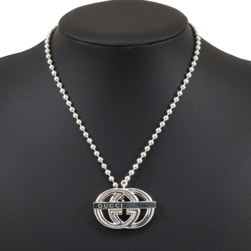 GUCCI Necklace Silver925 Silver Interlocking G