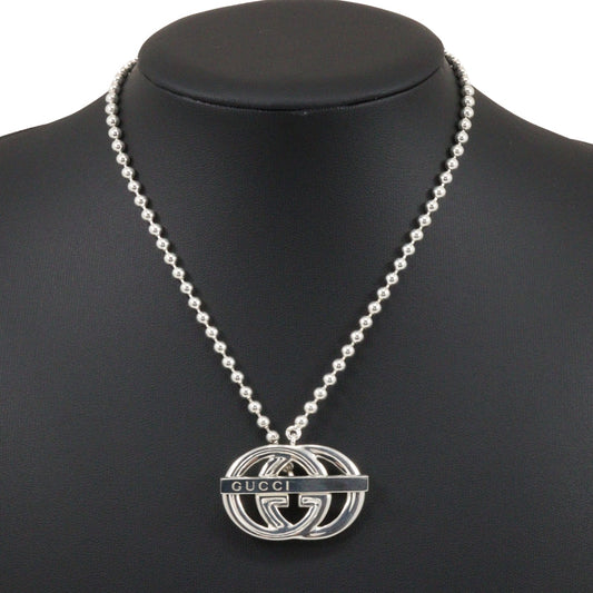 GUCCI Necklace Silver925 Silver Interlocking G
