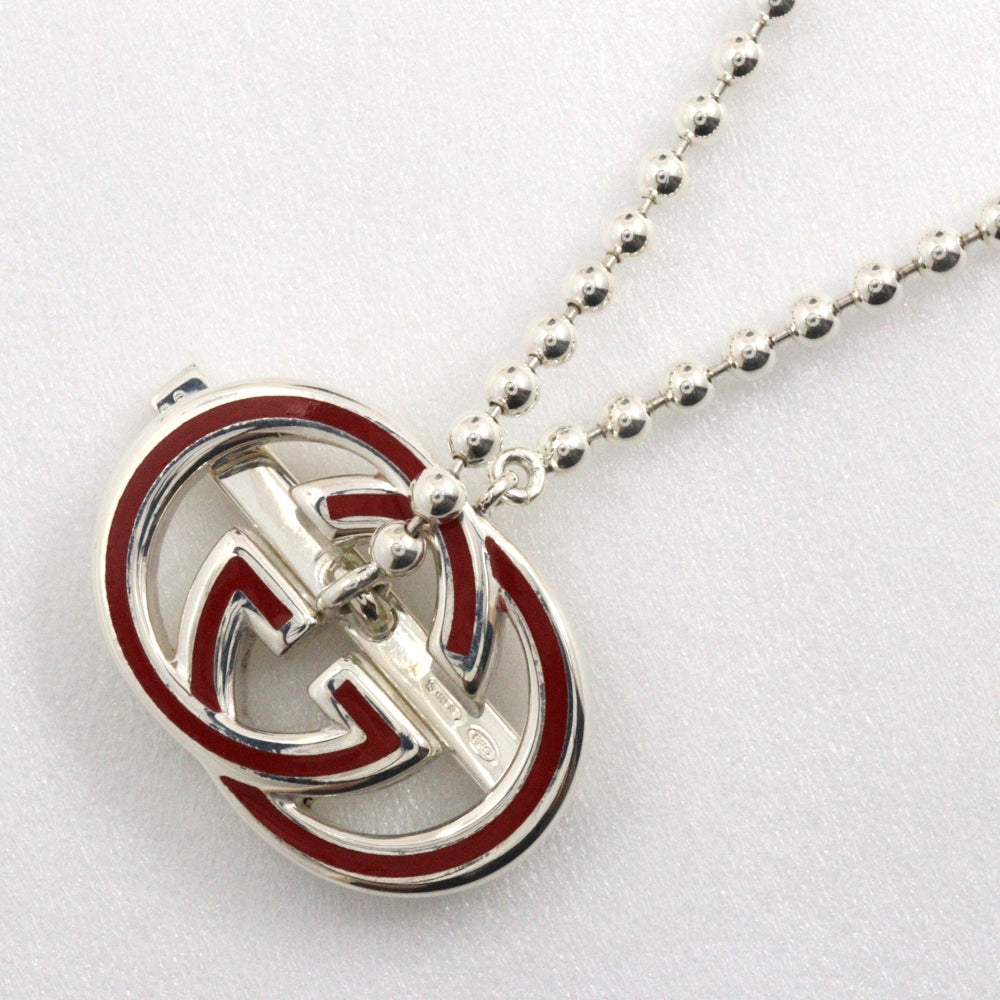 GUCCI Necklace Silver925 Silver Interlocking G