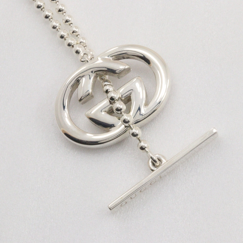GUCCI Necklace Silver925 Silver Interlocking G