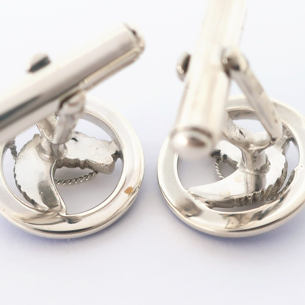 GUCCI cuffs Silver925, enamel Navy
