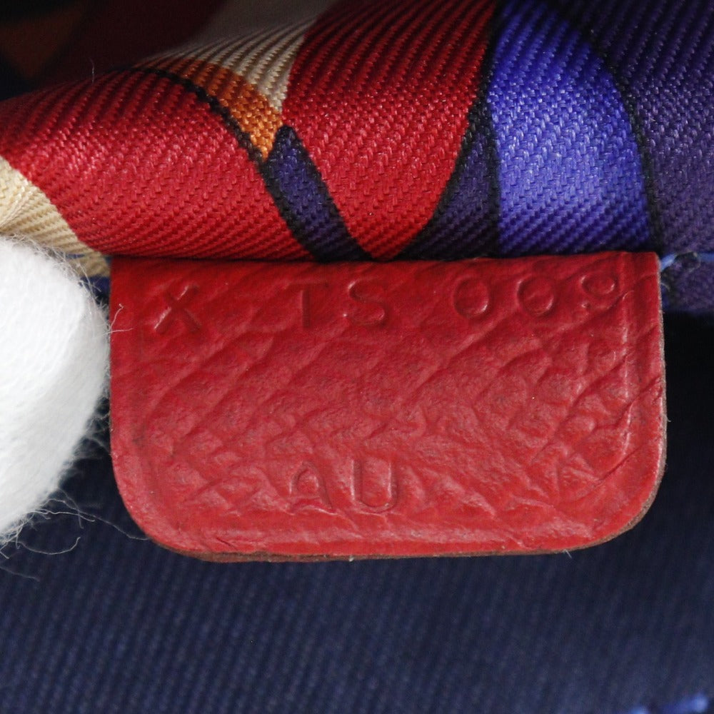 HERMES Long Wallet Purse Epsom, Silk Red-purple azap silk in long Women Used