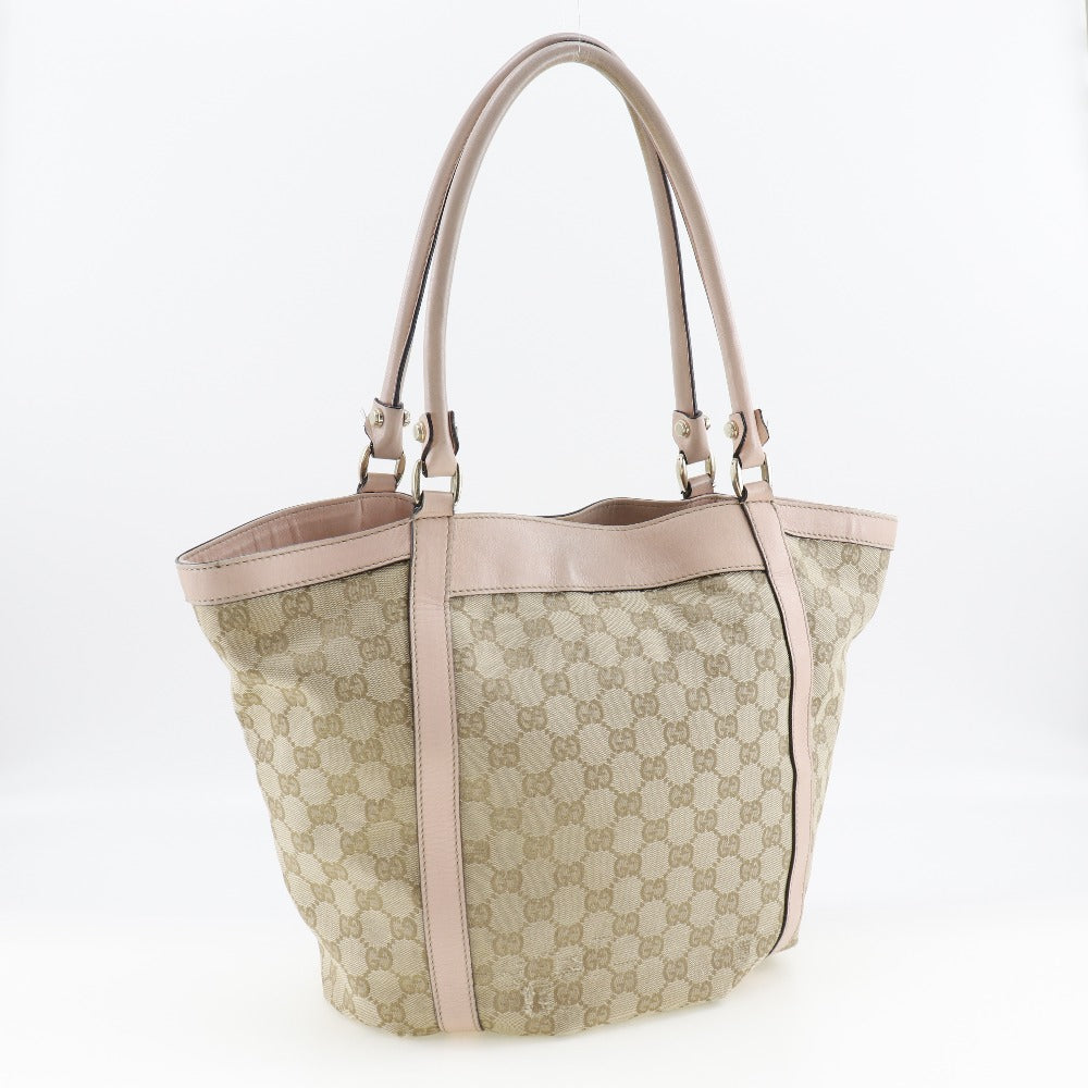 GUCCI Handbag GG canvas beige Women Used