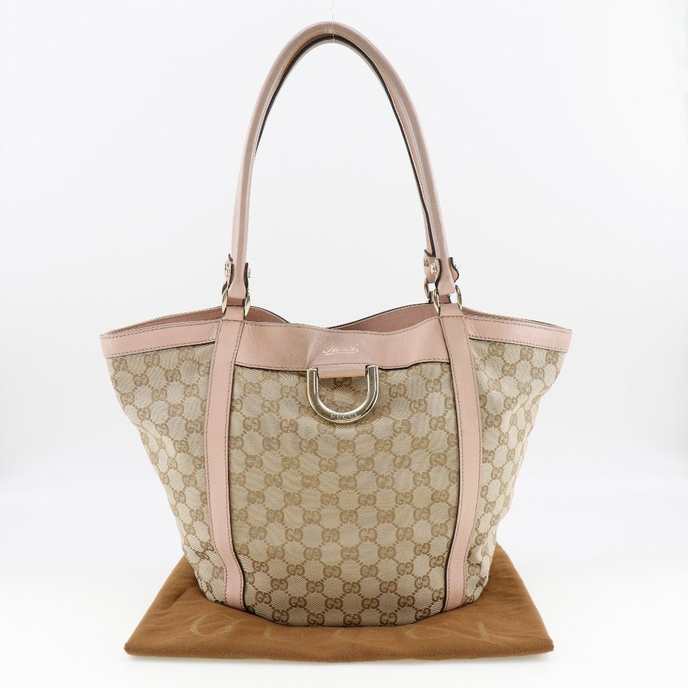 GUCCI Handbag GG canvas beige Women Used