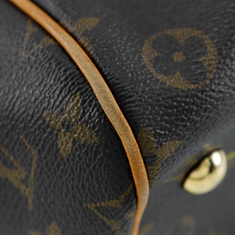 LOUIS VUITTON Handbag M40143 Monogram canvas Brown Tivoli PM