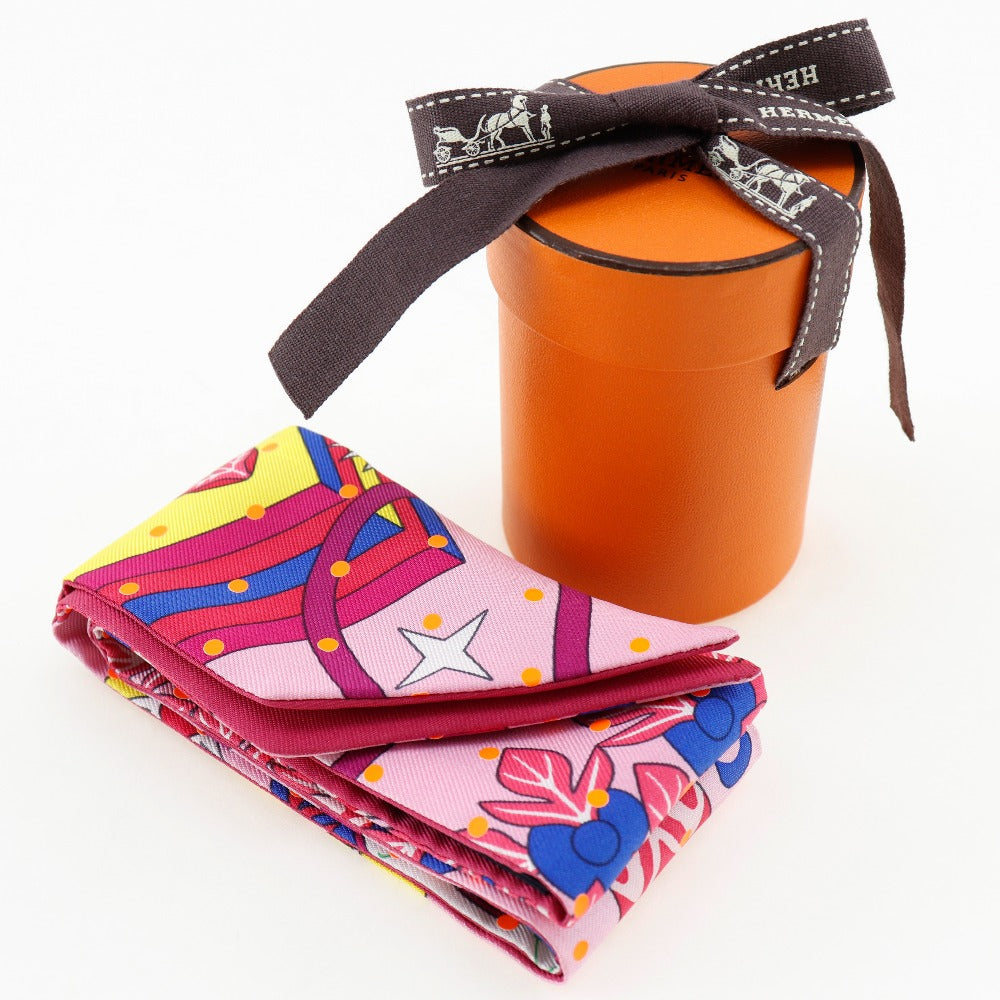 HERMES scarf silk pink Prymti Twilly Women Used