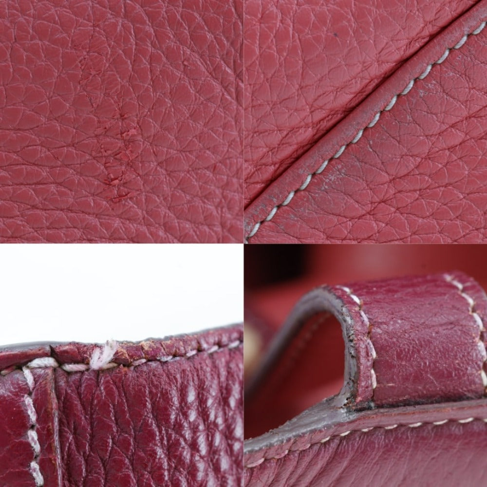 HERMES Tote Bag Taurillon Clemence Bougainvillea reversible Doble Sense 45 Women Used